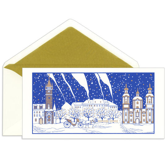 Horse and Carriage Holiday Cards